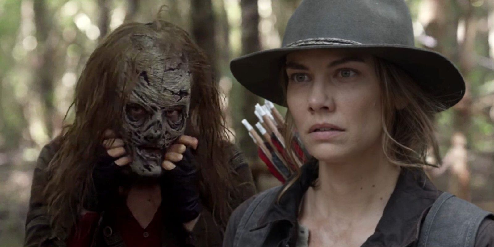 maggie wears whisperer mask in walking dead season 11 trailer