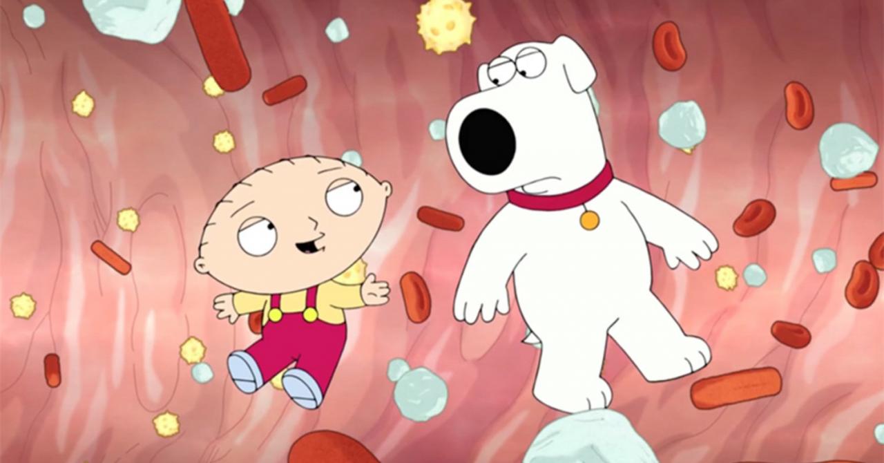 Dessin de Stewie et Brian