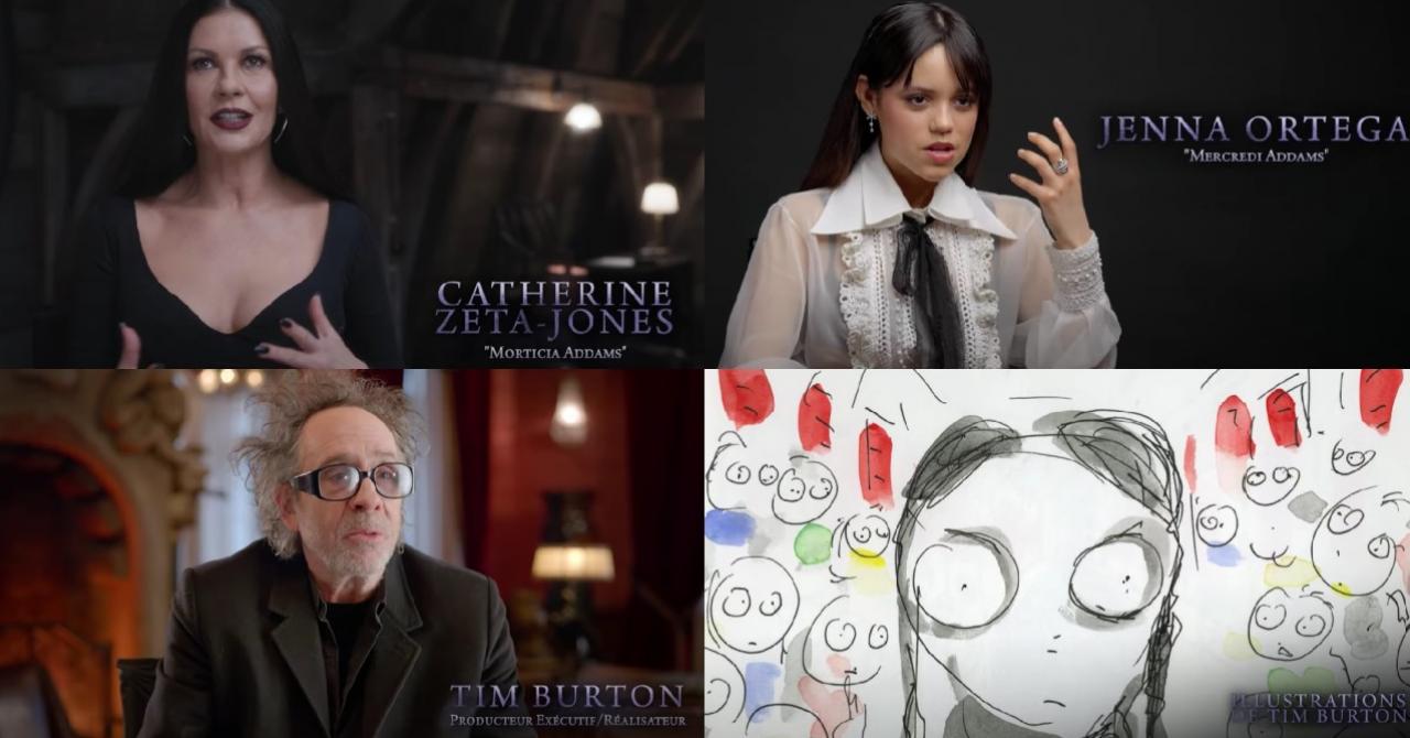 Jenna Ortega est Mercredi Addams pour Tim Burton : Netflix dévoile le  vrai teaser de Wednesday