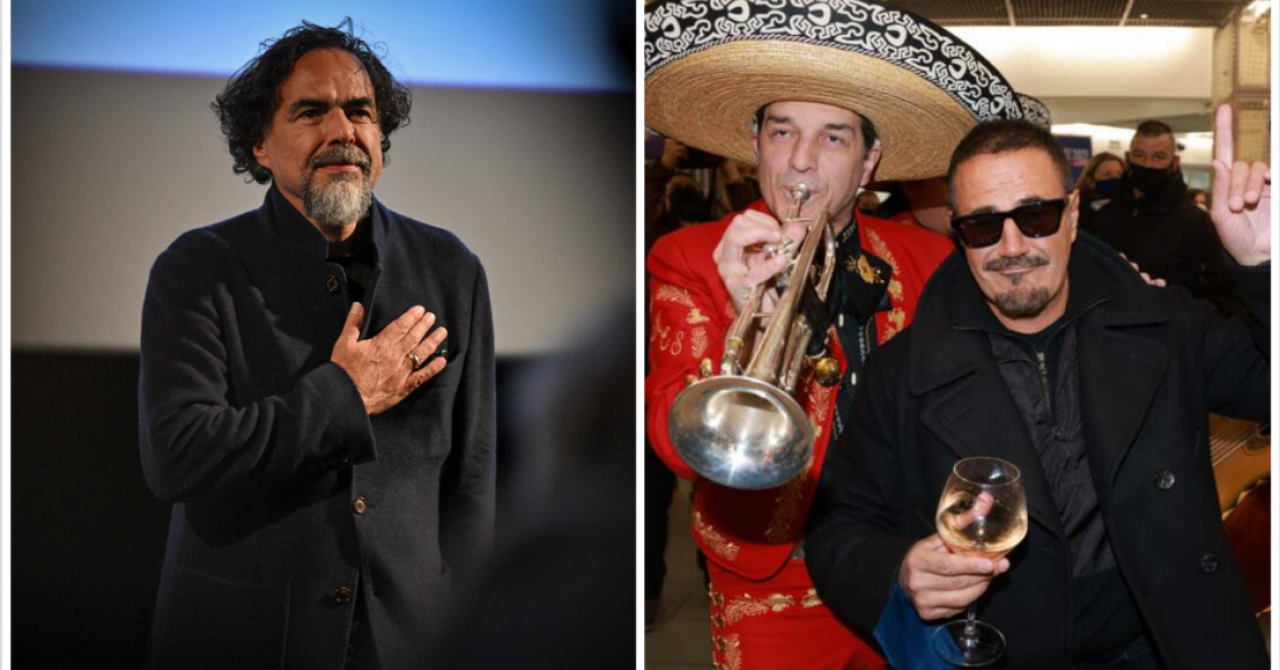 Festival Lumière: Alejandro González Iñarritu se divierte con José García antes de la actuación de Bardo