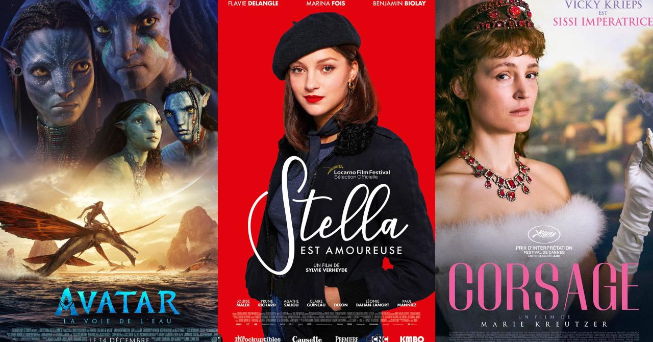 Avatar : La Voie de l'eau, Stella est amoureuse, Corsage : Les nouveautés au  cinéma cette semaine