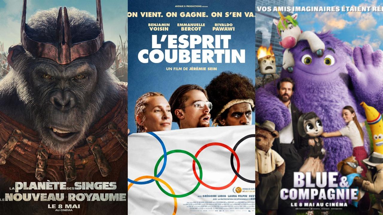 La Planète des singes : Le Nouveau royaume, L’Esprit Coubertin, Blue & Compagnie: Les nouveautés au cinéma cette semaine