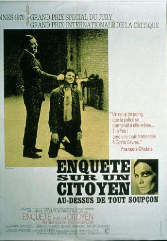 Enquête sur un citoyen audessus de tout soupçon (1970), un film de
