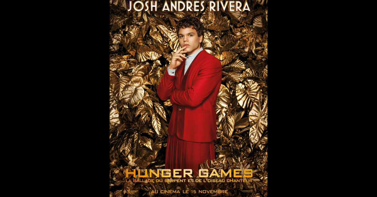Préquel de Hunger Games : Josh Andres Rivera est Sejanus Plinth
