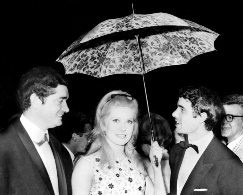 Jacques Demy et Catherine Deneuve au Festival de Cannes 1964