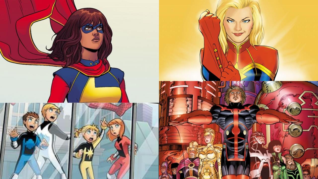 Marvel - Phase 4 - Captain Marvel - Ms. Marvel - Eternals - Power Pack