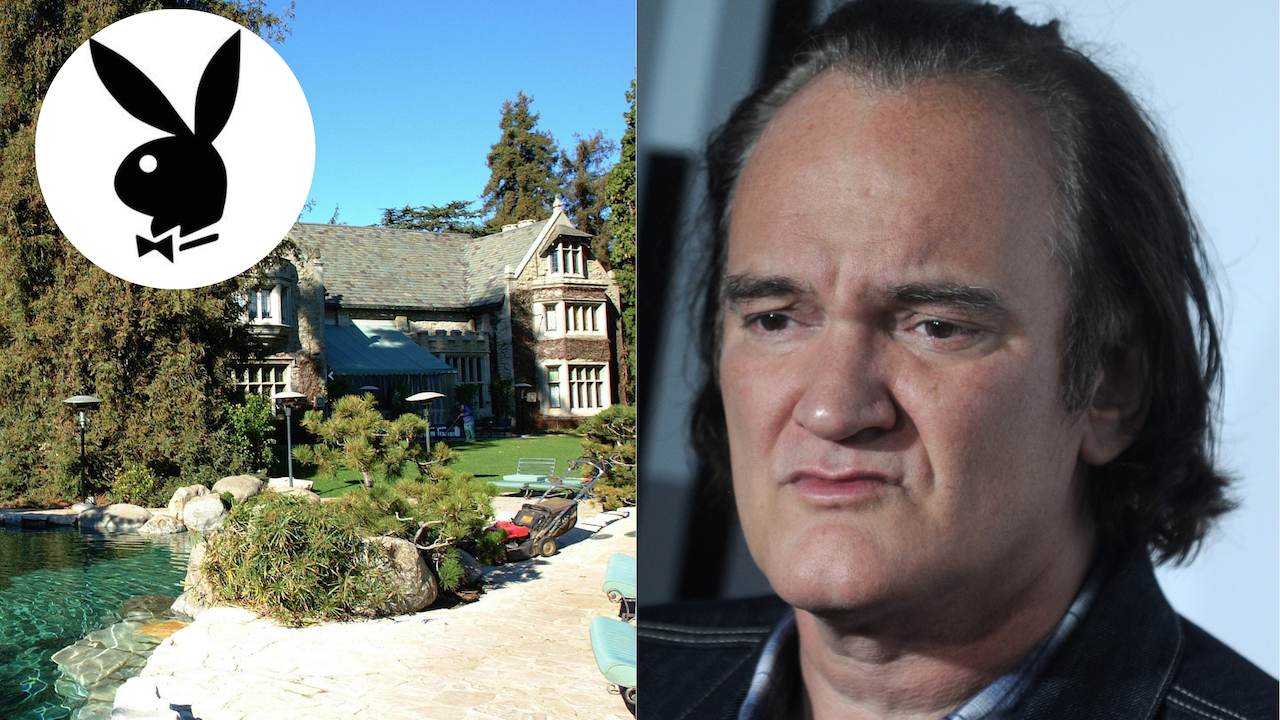 Quentin Tarantino tournage manoir Playboy