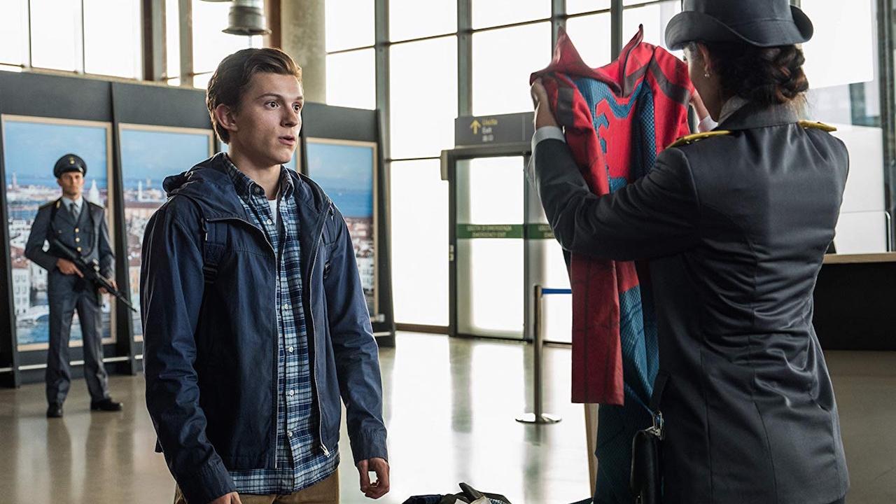 Veste En Jean Sans Manches Spiderman