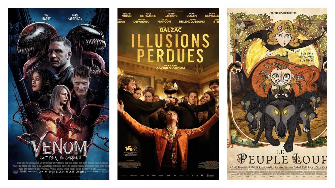 Affiche sorties de films mercredi 20 octobre 2021