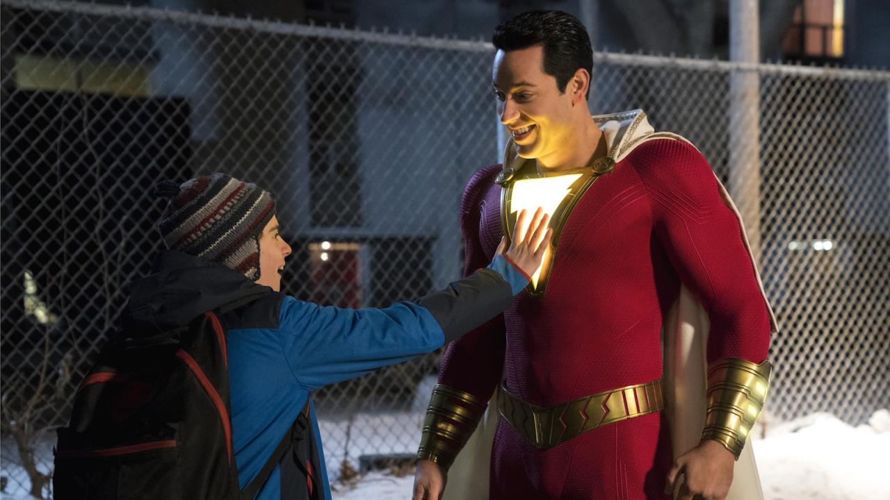 Warner Bros - Jack Dylan Grazer (Freddy Freeman), Zachary Levi (Shazam)