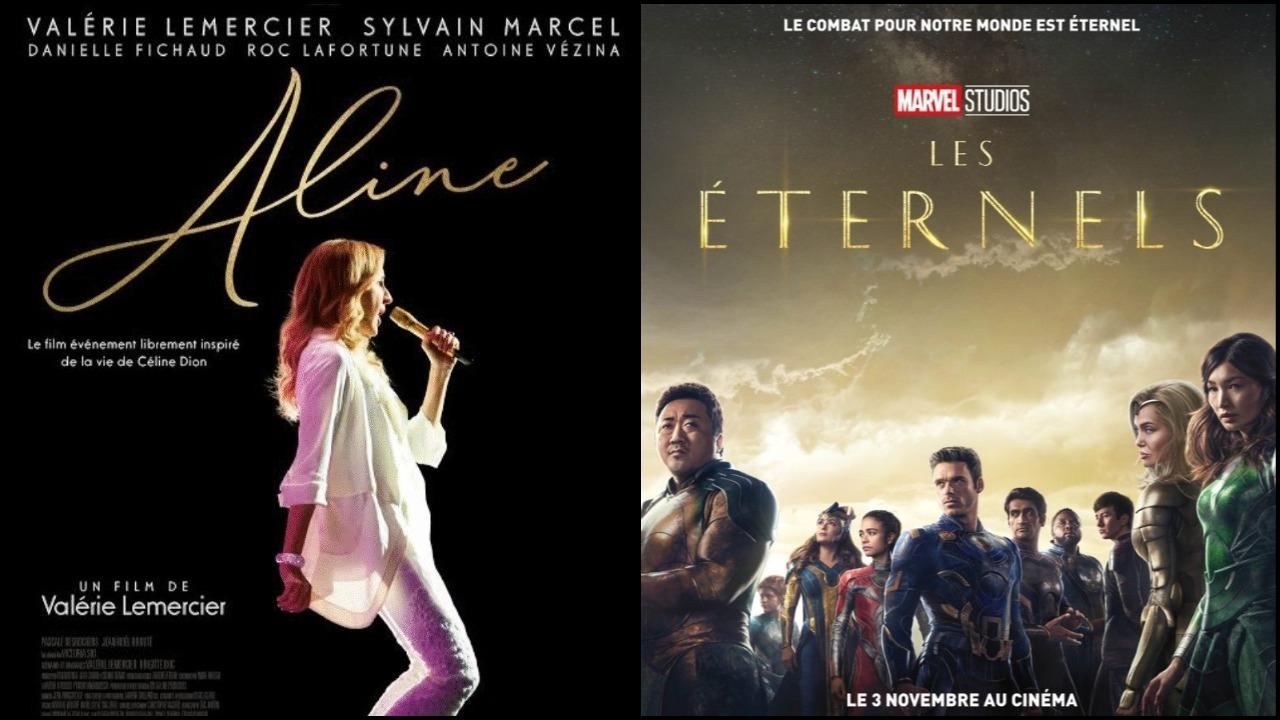 Box-office français du 16 novembre : Aline passe devant Les Eternels