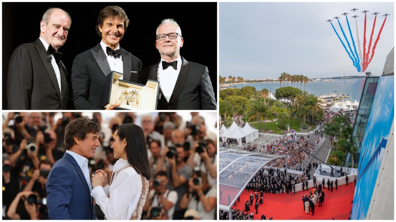 Cannes 2022 : Tom Cruise a reçu une Palme d'Honneur à la présentation de Top Gun : Maverick 
