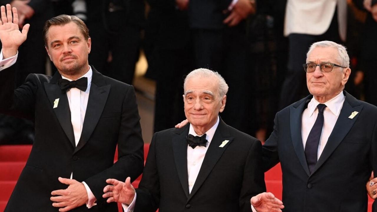 Martin Scorsese réunit Leonardo DiCaprio et Robert de Niro à Cannes [photos]