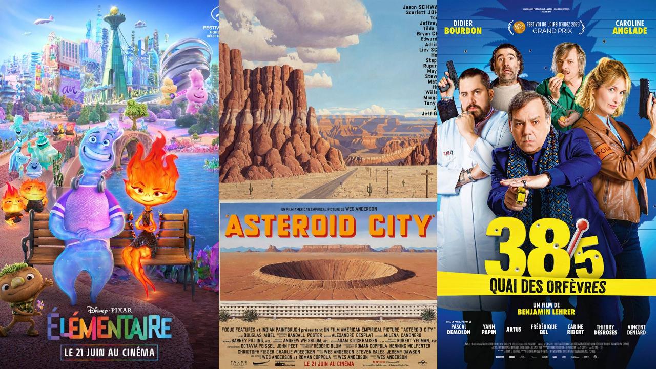 Affiches Films à l'affiche mercredi 21 juin 2023