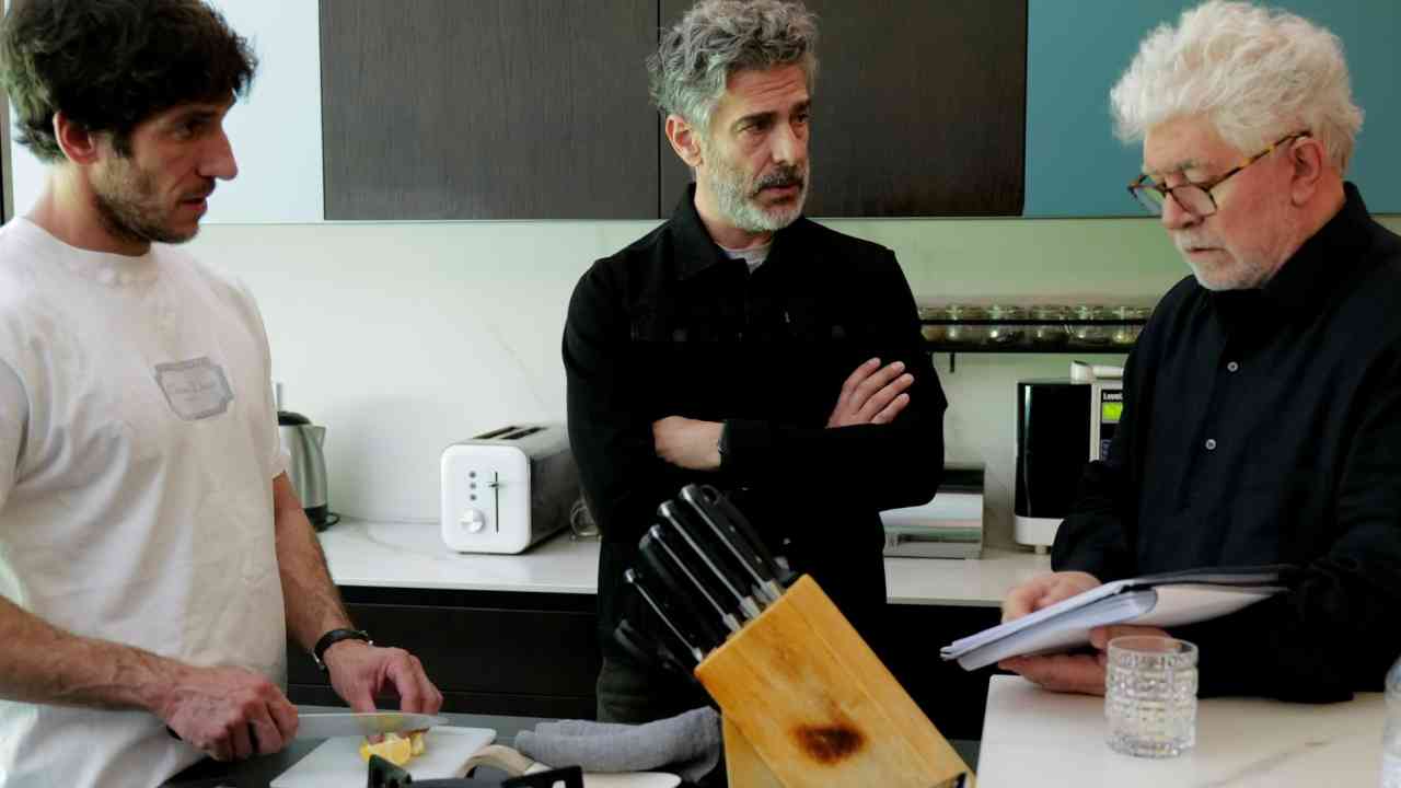 Pedro Almodóvar tournage