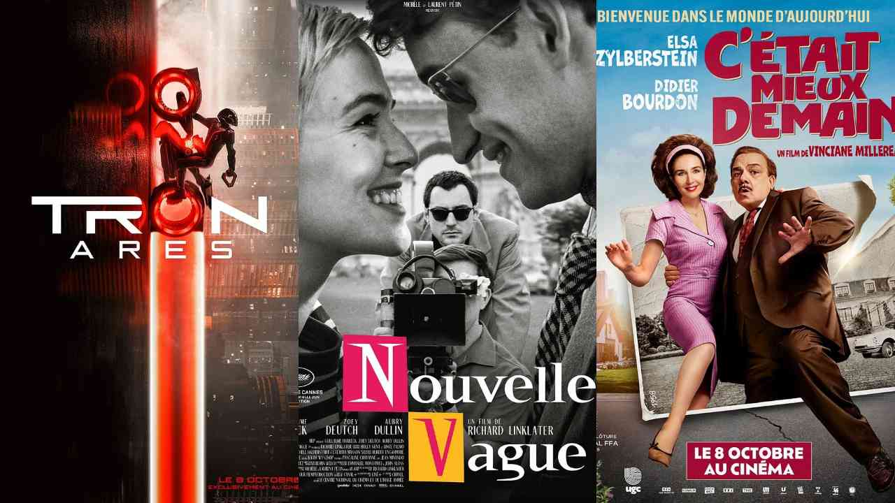 Affiches Sorties de la semaine du 8 octobre 2025