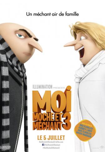 Moi, moche et méchant 3 (2017), un film de Kyle Balda, Pierre Coffin, Eric  Guillon  | news, sortie, critique, VO, VF, VOST, streaming  légal