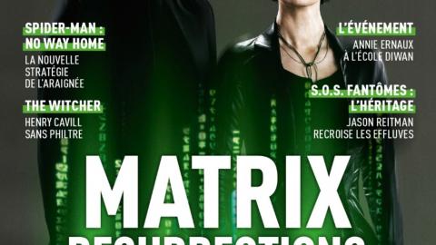 Premiere # 524: Keanu Reeves & Carrie-Anne Moss are on the cover for Matrix Resurrections