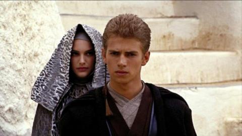 Natalie Portman and Hayden Christensen in Star Wars: Episode II: Attack of the Clones (2002)