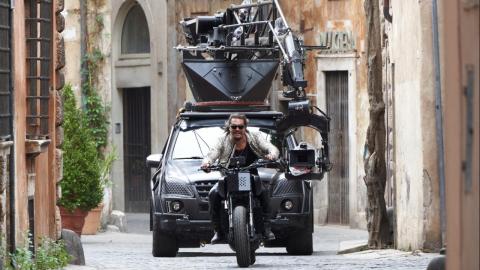 Jason Momoa has a blast on the set of Fast & Furious 10 in Rome
