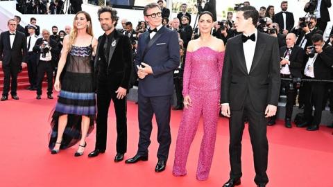 Cannes 2022 : Michel Hazanavicius entouré des acteurs de Coupez !, le film d'ouverture