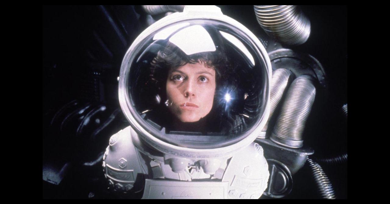 Sigourney Weaver en Ripley dans Alien de Ridpley Scott (1979)
