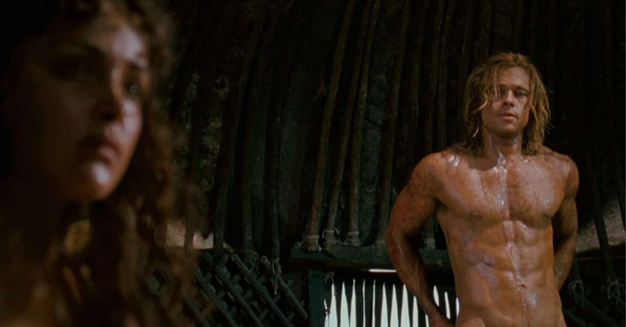 Brad Pitt dans Troie (2004) 