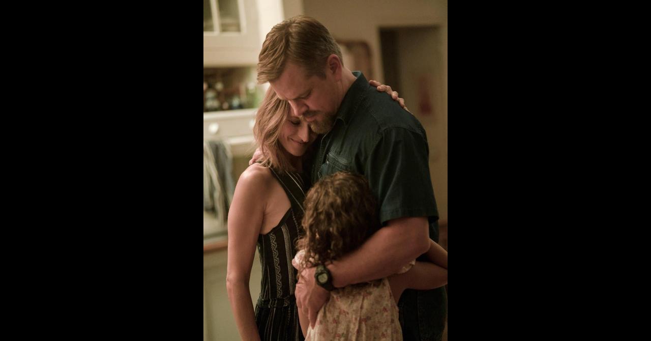 Matt Damon et Camille Cottin dans Stillwater