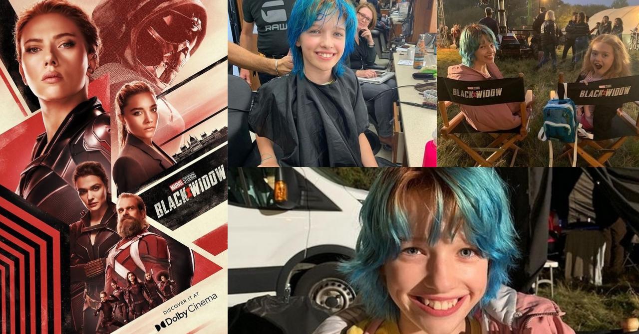 La jeune Black Widow est jouée par Ever Anderson, la fille de Milla Jovovich