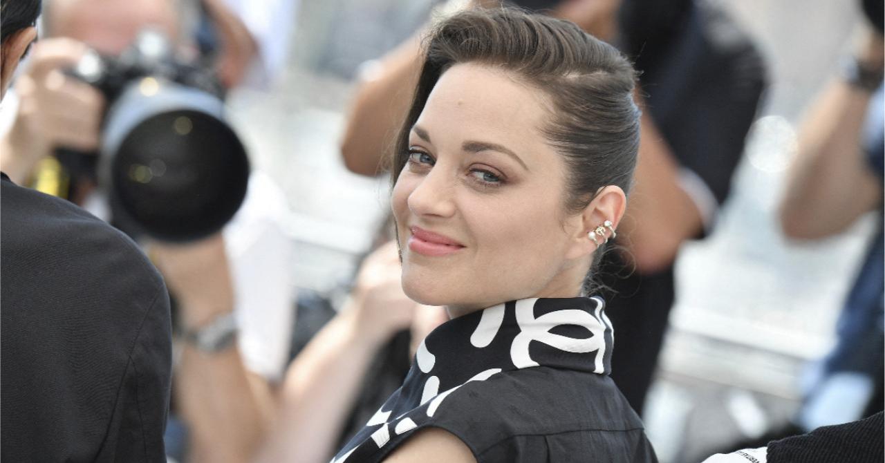 Marion Cotillard at the Annette photocall