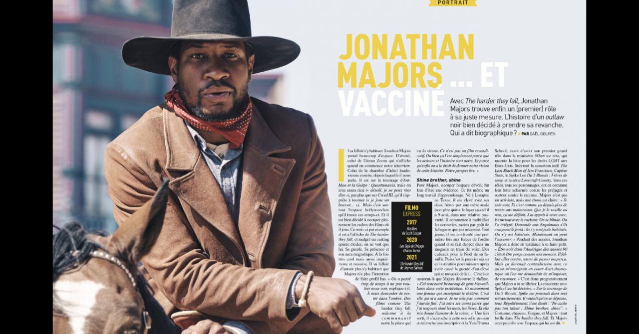 Premiere n ° 523: Portrait of Jonathan Majors
