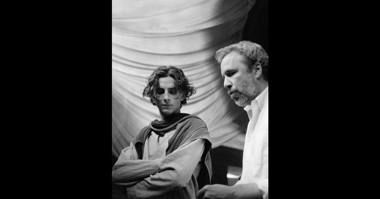 Timothée Chalamet and Denis Villeneuve / Dune