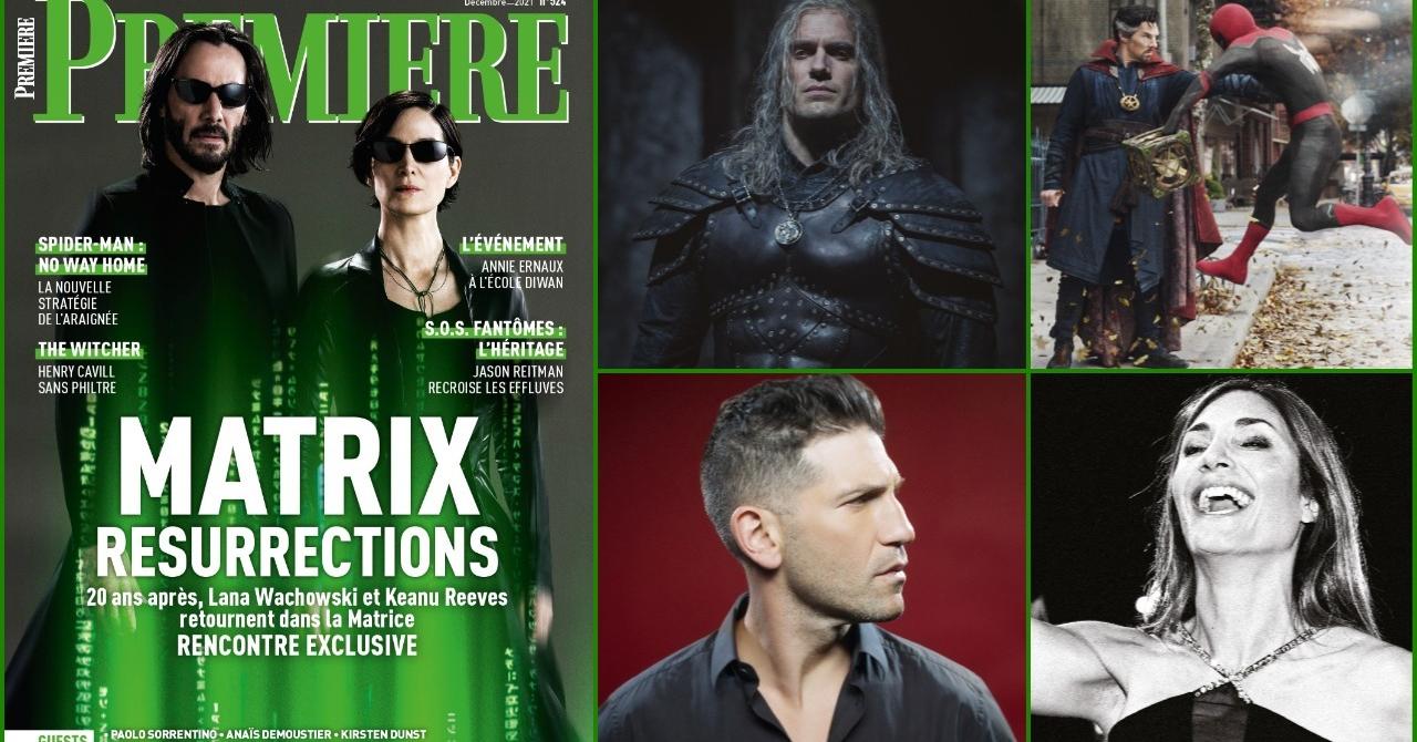 Sommaire de Première n°524 : Matrix 4, L'Evénement, The Witcher, S.O.S Fantômes : l'héritage...