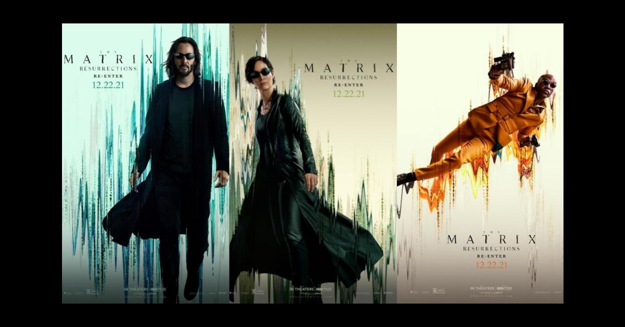 All the heroes of The Matrix are displayed: Keanu Reeves, Carrie-Anne Moss, Priyanka Chopra Jonas, Yahya Abdul-Mateen II ...