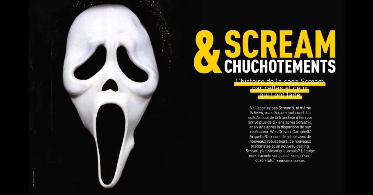 Première n°525 : Oral story : La saga Scream