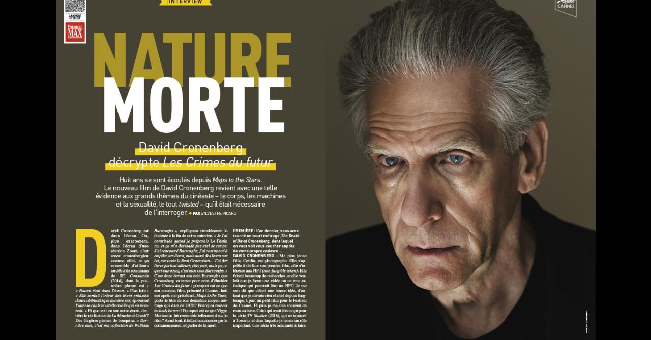 Première n°530 : Interview de David Cronenberg