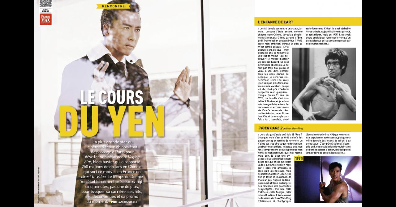 Premiere n°530: Meeting with Donnie Yen