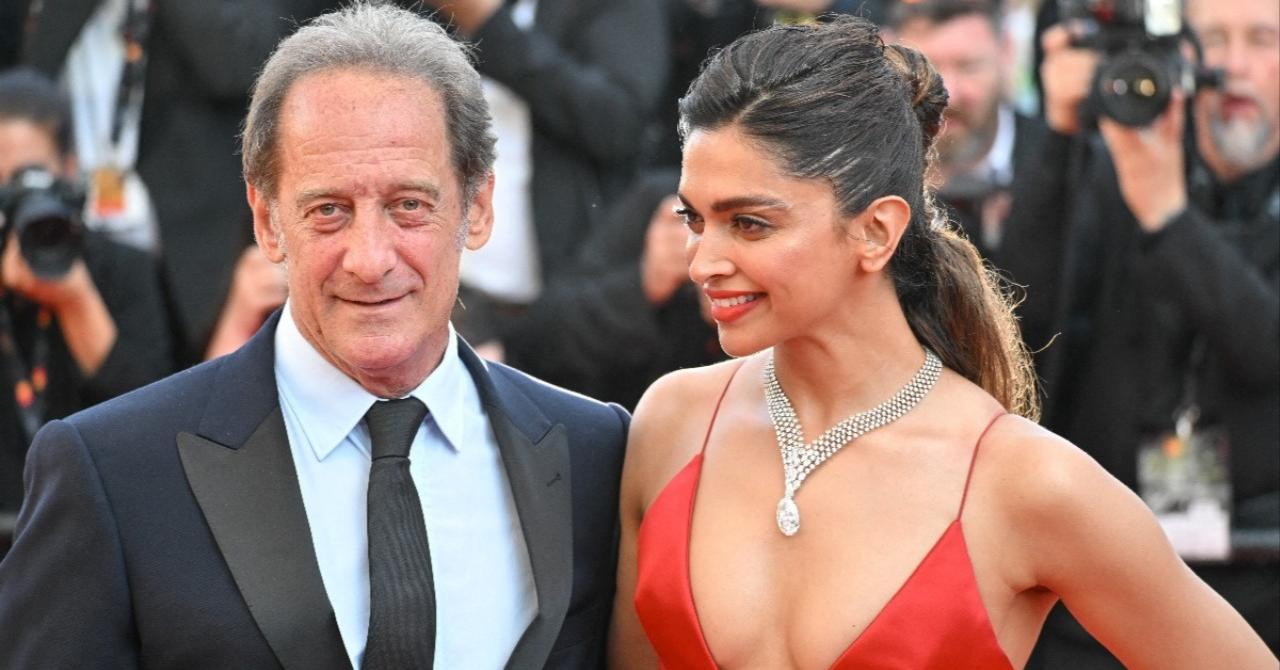 Cannes 2022, jour 3 : Le président du jury Vincent Lindon et Deepika Padukone