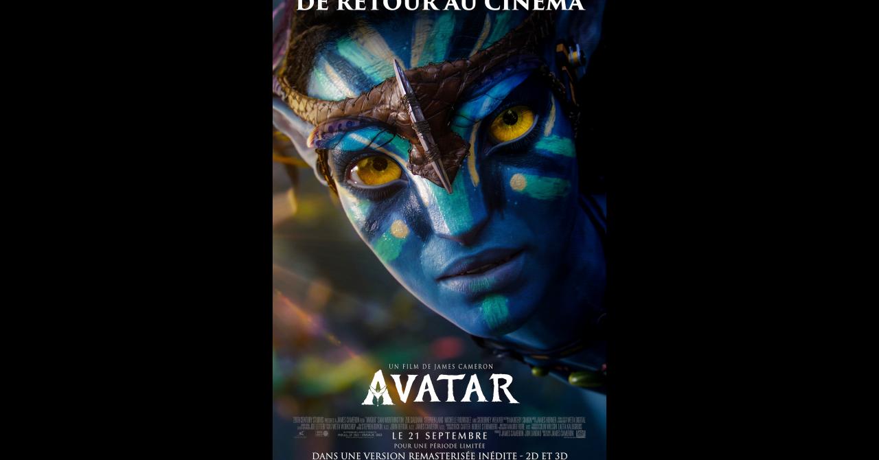 Avatar : affiche version remasterisée