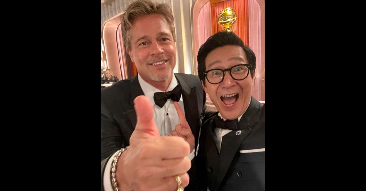 Brad Pitt et Ke Huy Quan