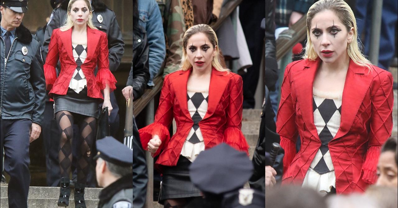 Premières images de Lady Gaga en costume sur le tournage de Joker : Folie à Deux