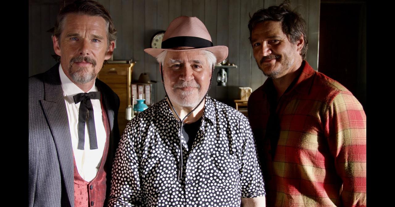 Ethan Hawke, Pedro Almodovar et Pedro Pascal - Strange Way of Life