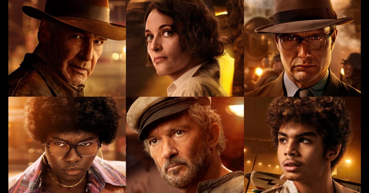 Indiana Jones s'affiche avec ses amis et ennemis du Cadran de la destinée  [photos] | Premiere.fr