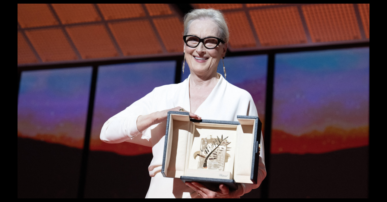 Cannes Jour 1 : Comme prévu Meryl Streep a reçu une Palme d'or d'honneur