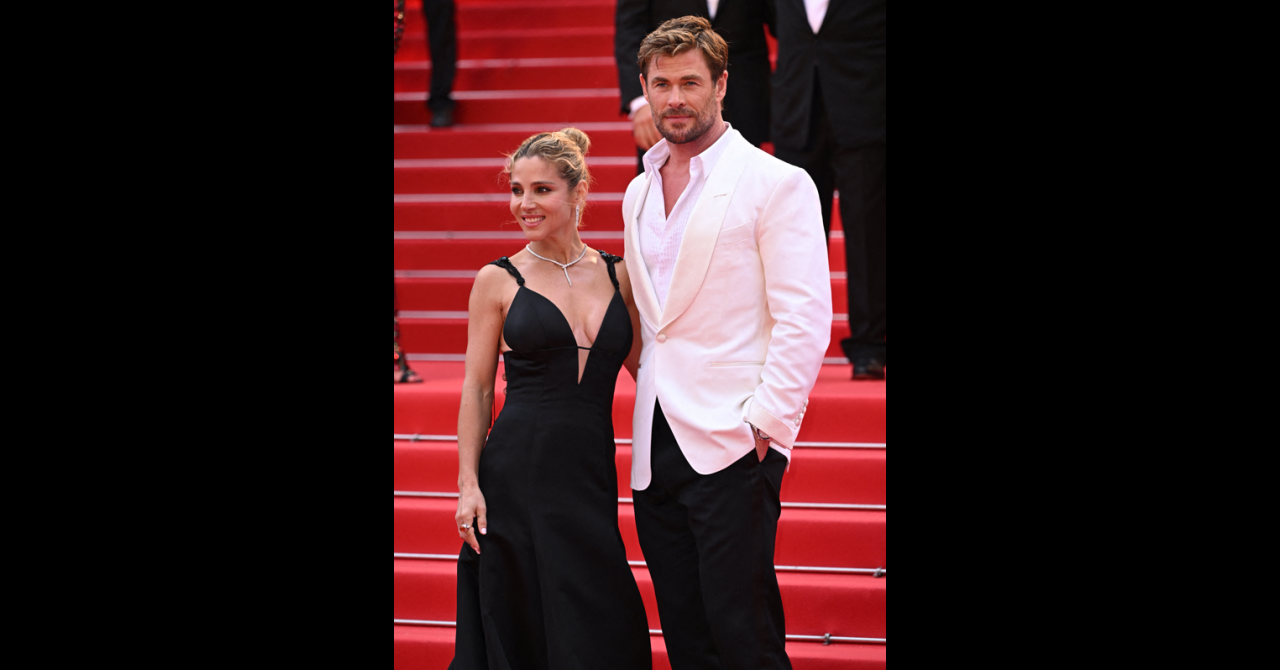 Cannes jour 2 : Chris Hemsworth pose avec sa femme, Elsa Pataky