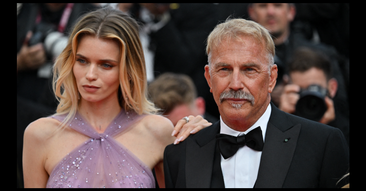 Cannes jour 6 : Kevin Costner et l'actrice Abbey Lee Kershaw