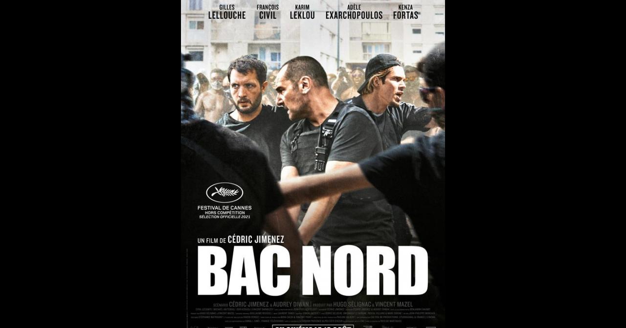 Bac nord (2020) affiche originale de cinéma grand format plié 160x120cm