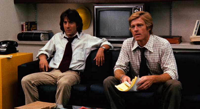 Dustin Hoffman et Robert Redford dans Les Hommes du président