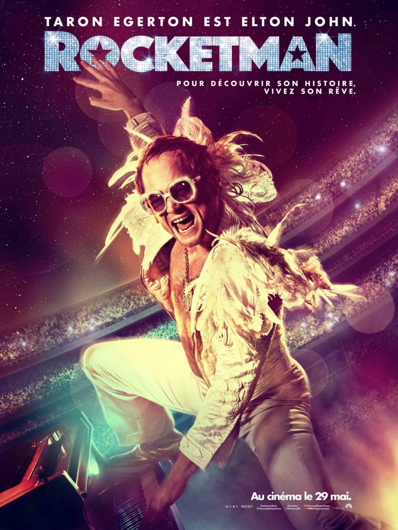 Rocketman : Taron Egerton s’affiche en Elton John plus showman que jamais