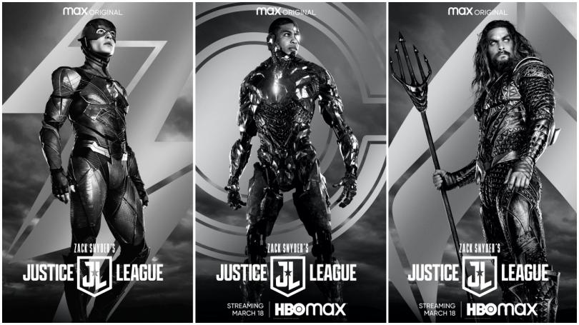 Justice League : affiches personnages